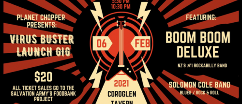 Boom Boom Deluxe & Solomon Cole Band - Virus Buster Run photo